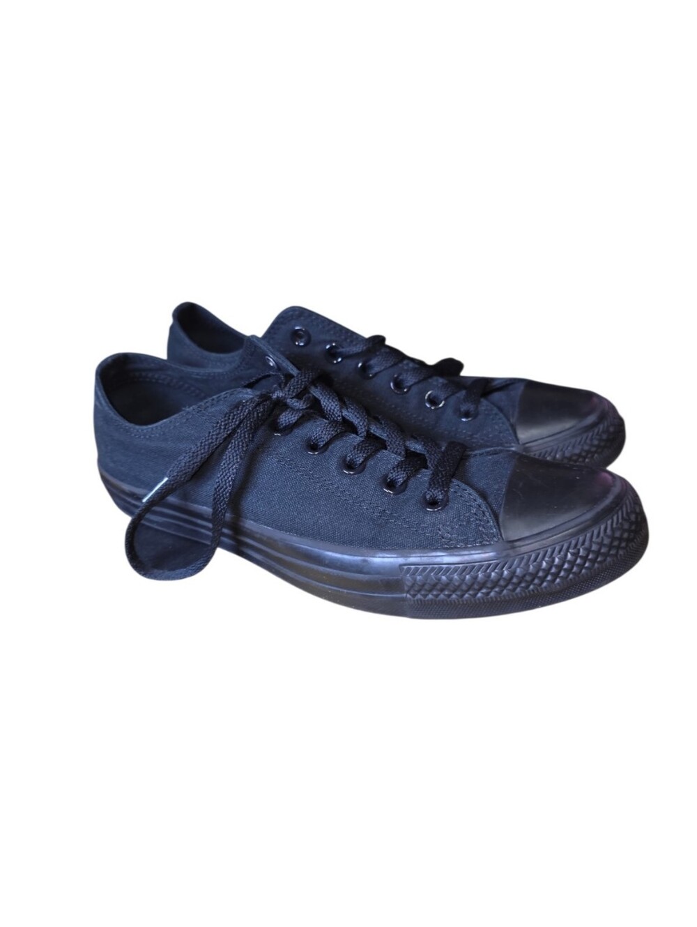 Converse All Stars Women's Sz 9 Black Low Top